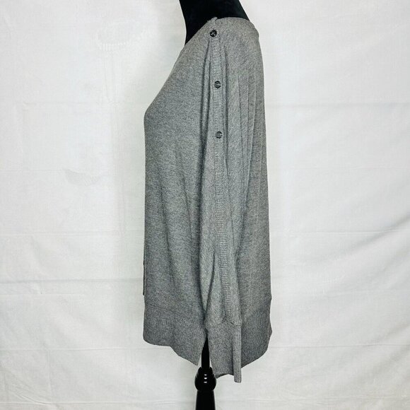 Vince Camuto Super Soft Gray Long Sleeve Pullover Sweater - Women's Size S - Picture 5 of 10
